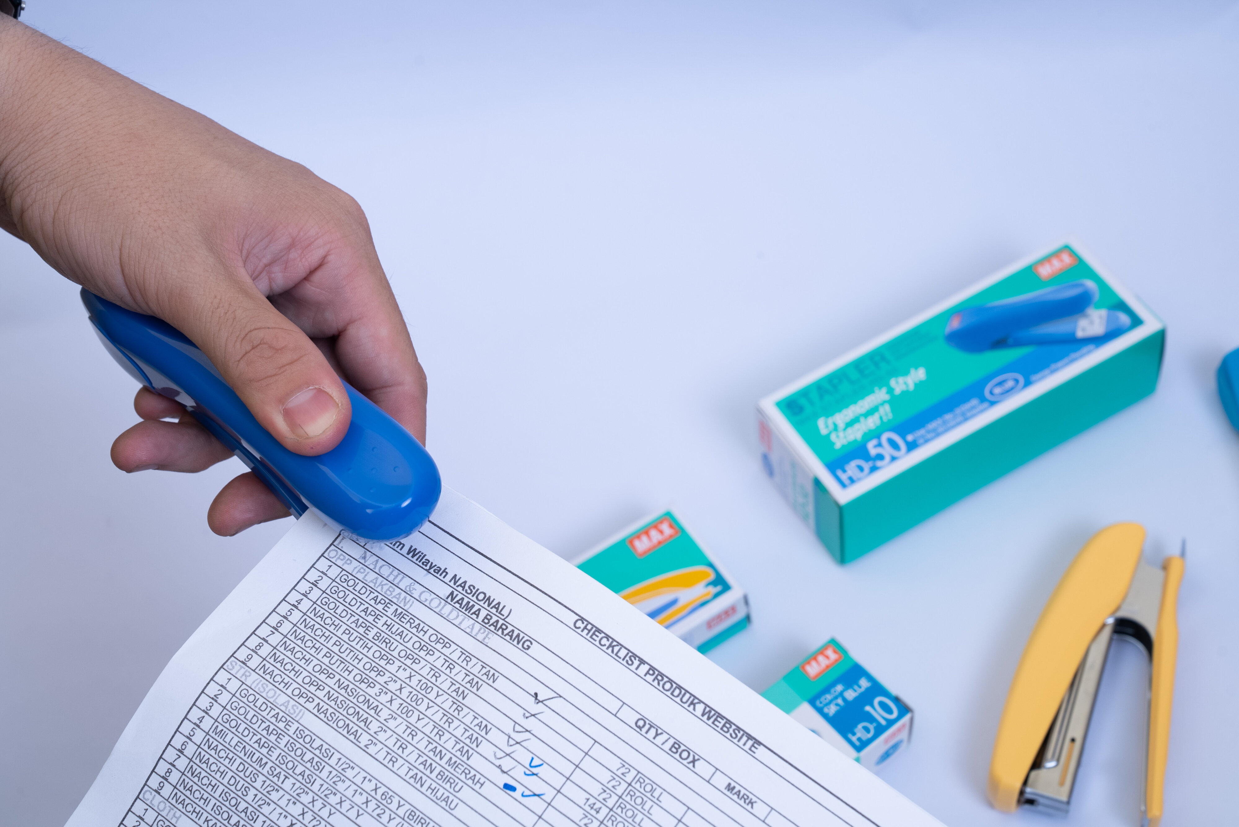 cara penggunaan stapler